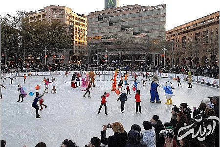 پیست اسکی روی یخ در دریاچه قو ایروان افسانه دریاچه قو , عکس های دریاچه قو , دریاچه قو ایروان کجاست